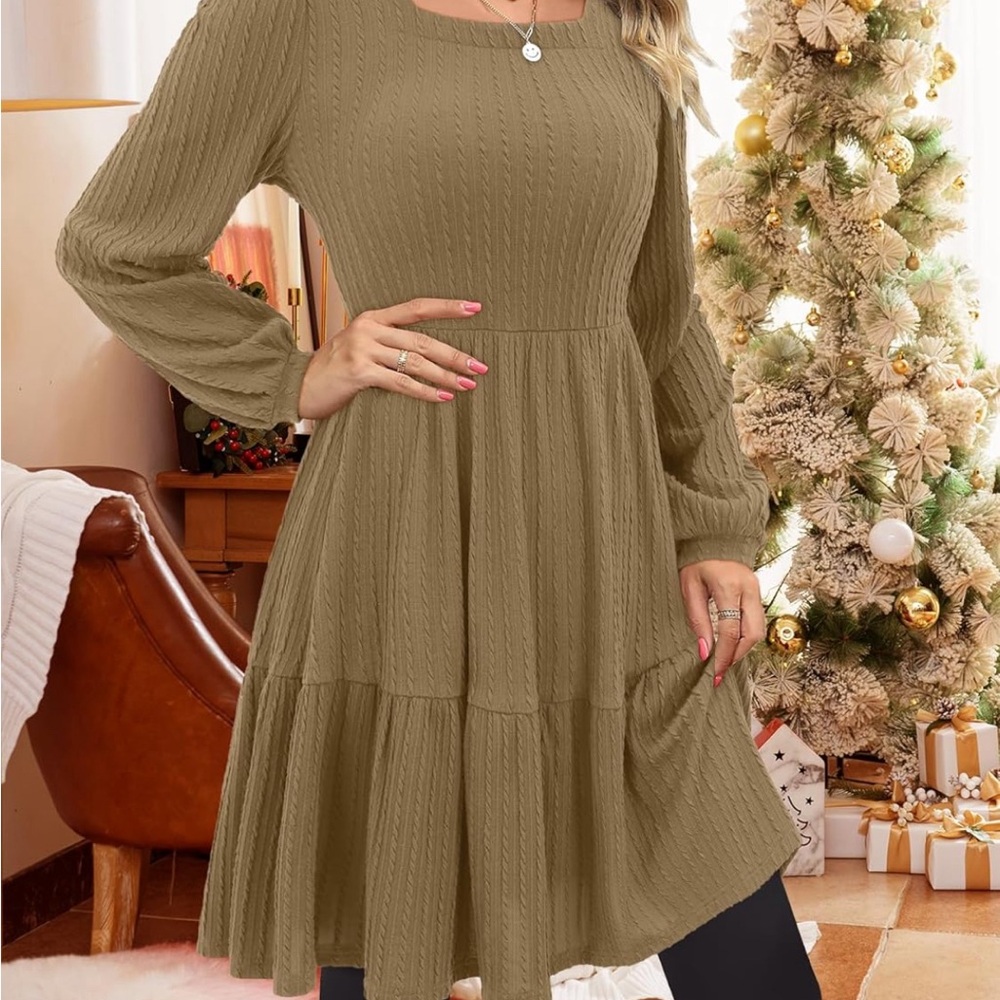 NWOT BIUBIU Women's Casual Knit Sweater Dress SZ Small - Picture 2 of 9